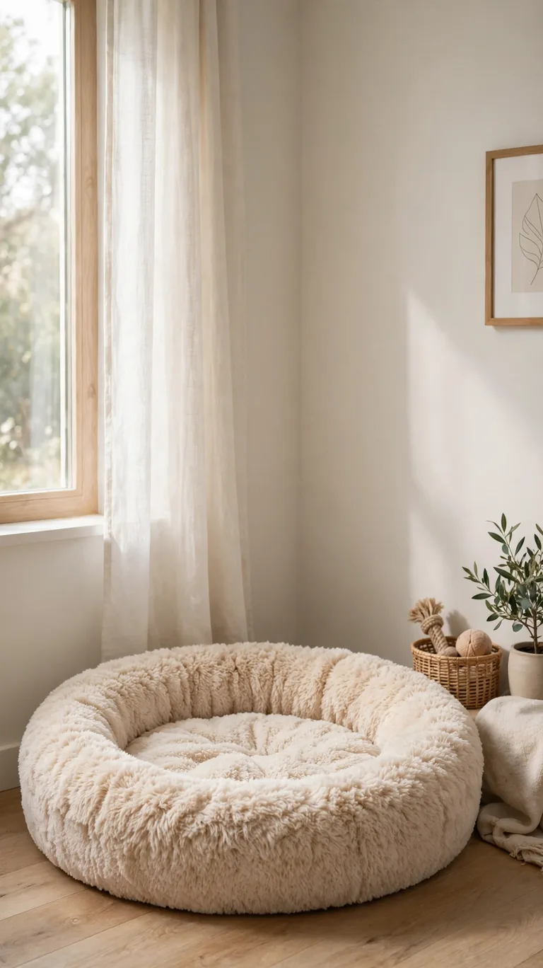 23 Dog Bed Ideas Your Pup Will Love for a Cozy Space 19 Calming Donut Bed