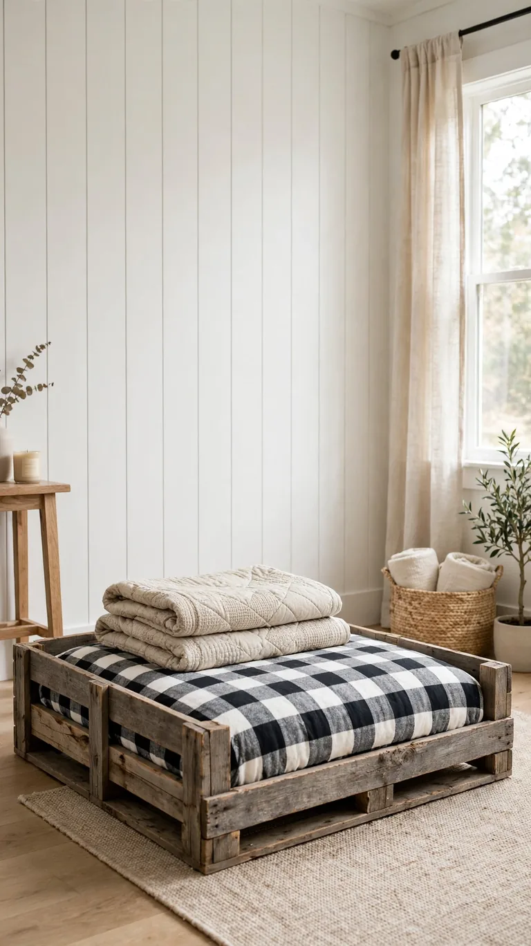 23 Dog Bed Ideas Your Pup Will Love for a Cozy Space 20 Farmhouse Rustic Bed