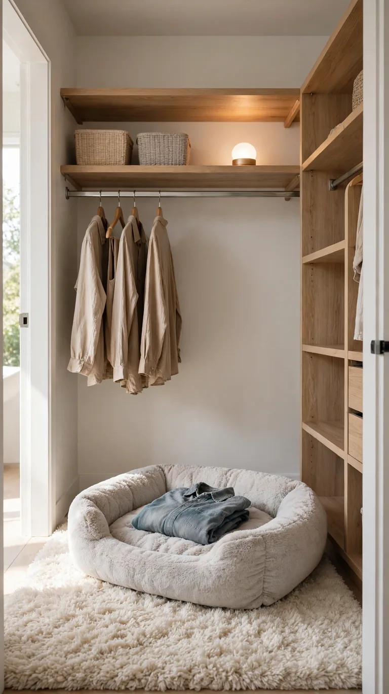 23 Dog Bed Ideas Your Pup Will Love for a Cozy Space 24 Closet Cave Bed