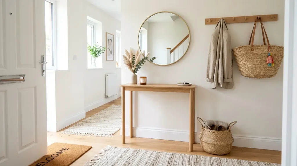 Entryway with table and mirror 20260921004315
