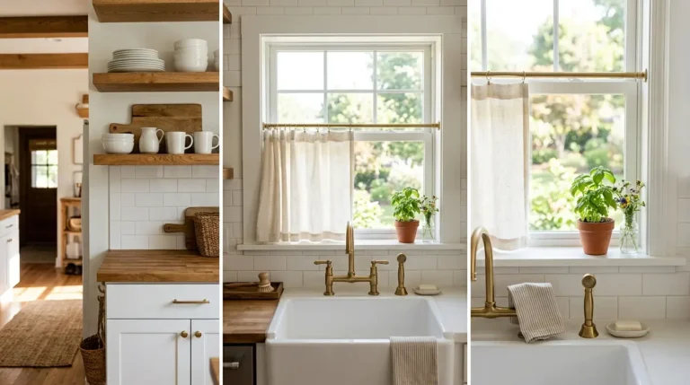 22 Stylish Kitchen Curtain Ideas for the Space Above Your Sink