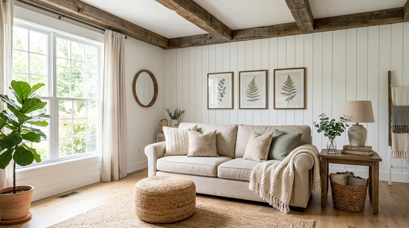 Farmhouse living room with sofa 20260910223456