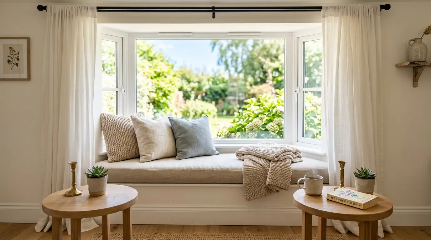 23 Simple Reading Nook Ideas You Can Set Up Today 1 Living room window seat styling 20260921234220