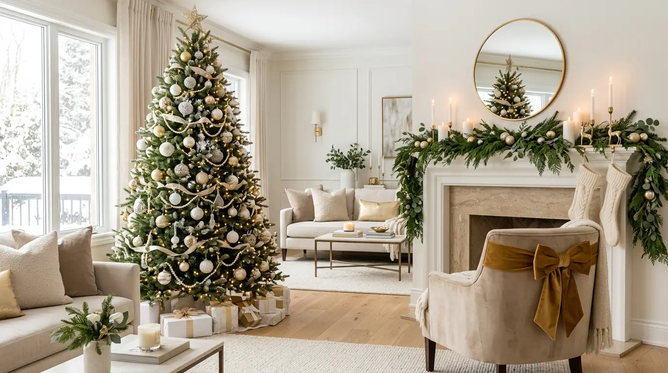 Living room with Christmas tree 202609072000 1