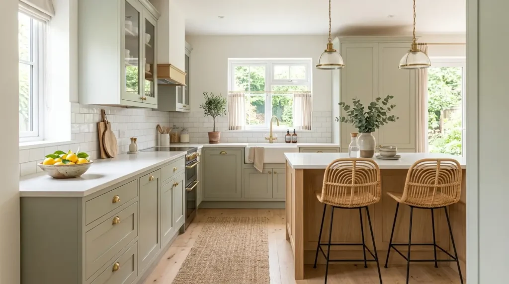 Sage green shaker kitchen interior 20260919195836