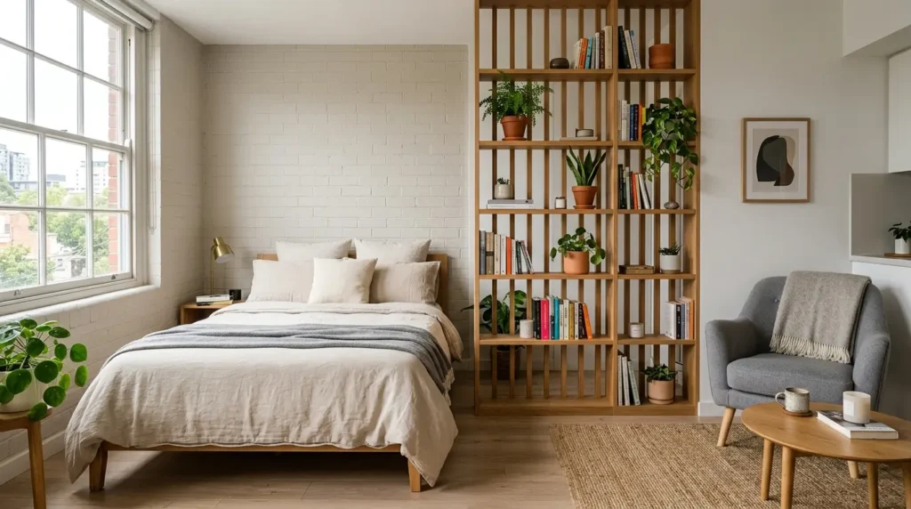 Studio apartment interior with b… 202609081757