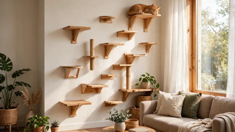 25 Best Cat Climbing Wall Ideas for Small Homes on a Budget