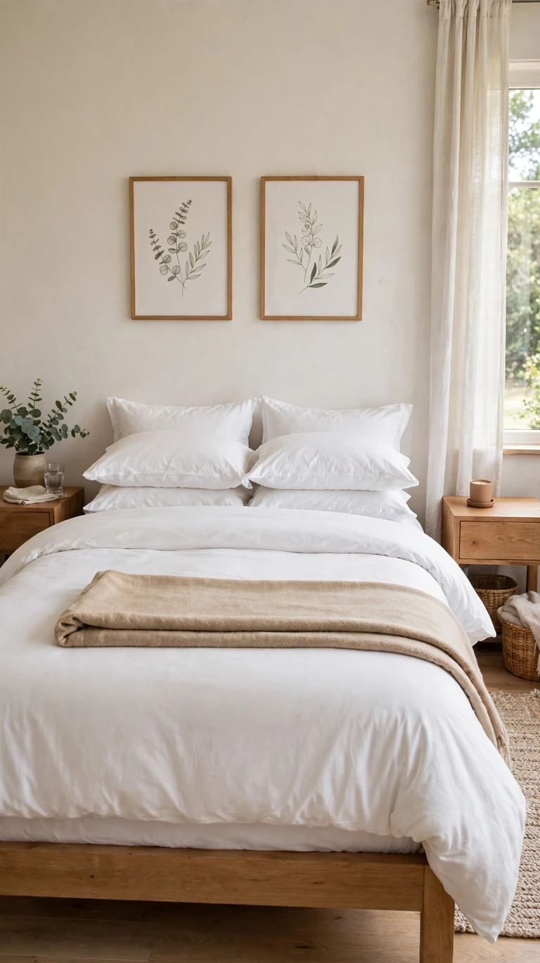20 Cozy Guest Bedroom Ideas for Holiday Visitors 2 Invest in Hotel-Style Bedding