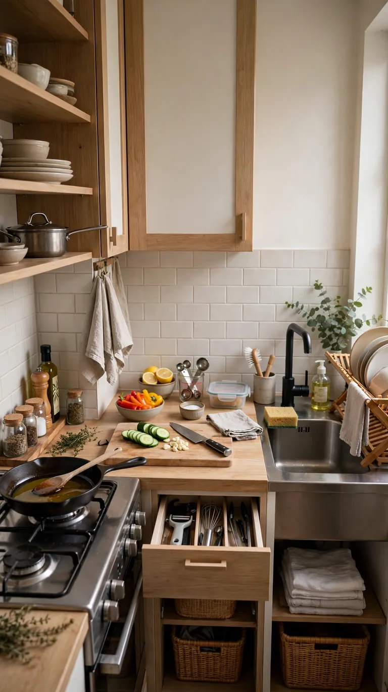 Organize by Kitchen Zones
