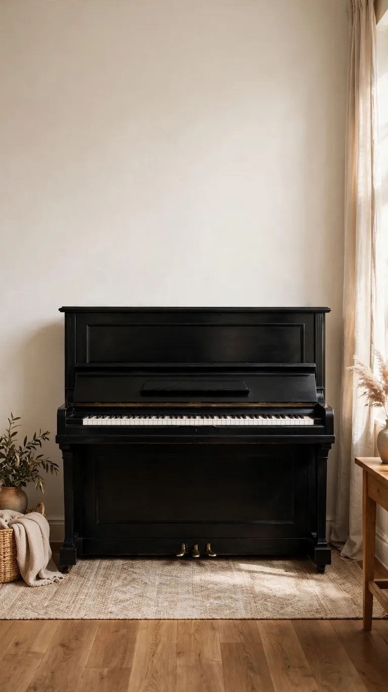 Anchor the Piano Against a Solid Interior Wall