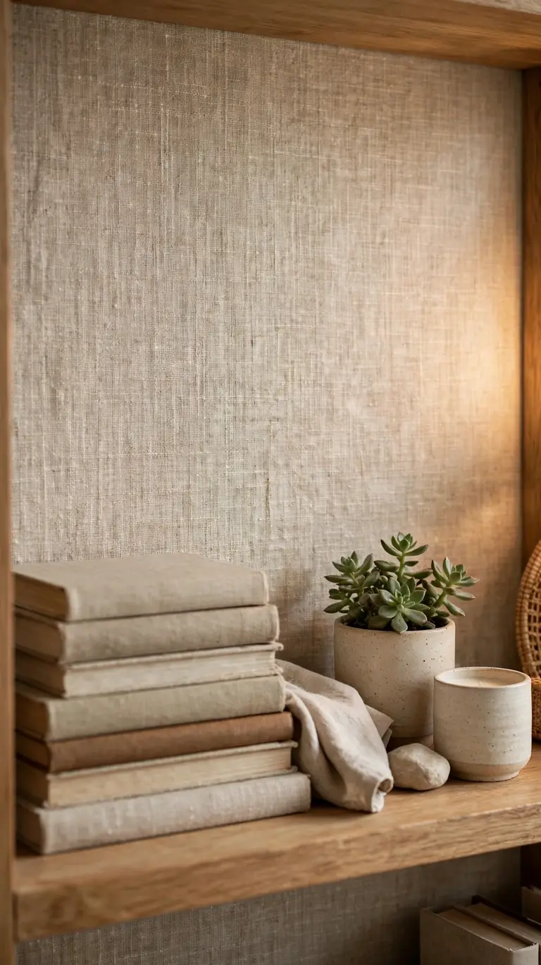 Soft Linen Weave for a Calm, Lived-In Backdrop