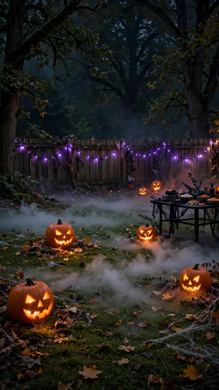 Set Up a Low-Flying Fog Machine by the Trees