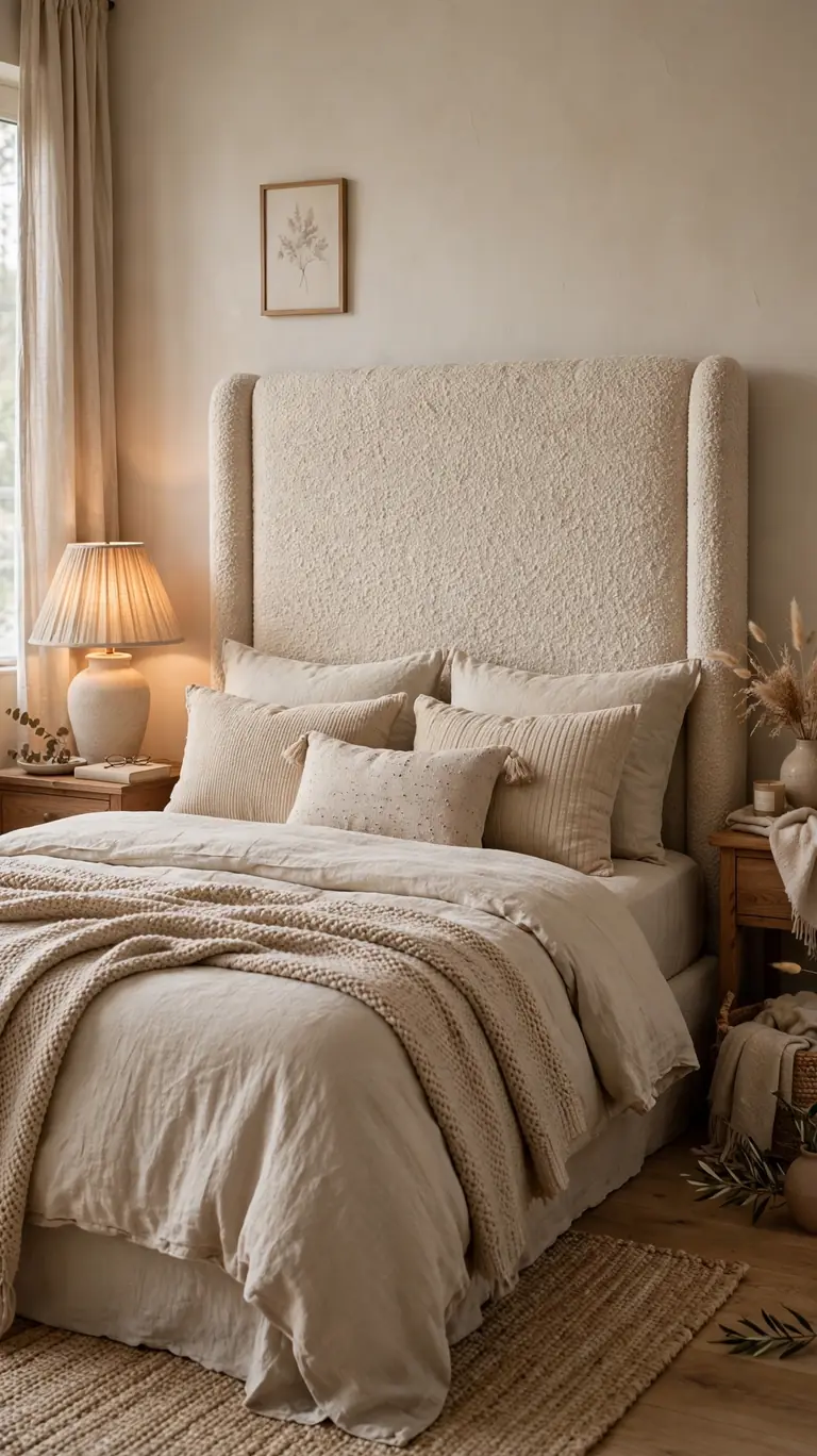 19 Relaxing Grown-Woman Bedroom Ideas for a Cozy Retreat 3 An Upholstered Headboard