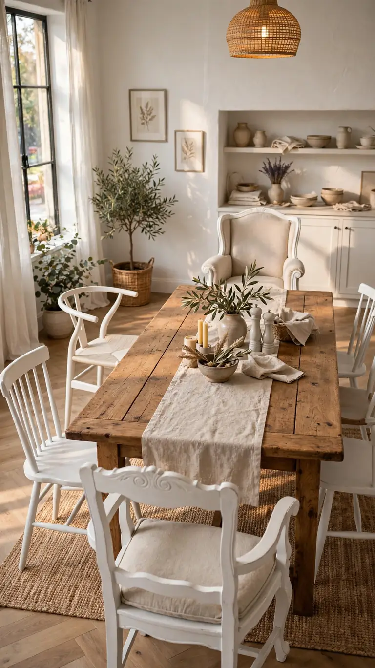 Mismatched Dining Chairs
