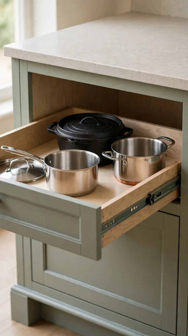 Install Pull-Out Shelf Drawers