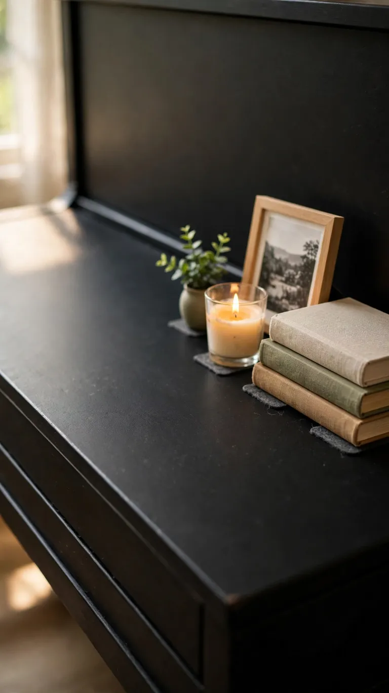 Style the Top of the Piano Like a Console Table