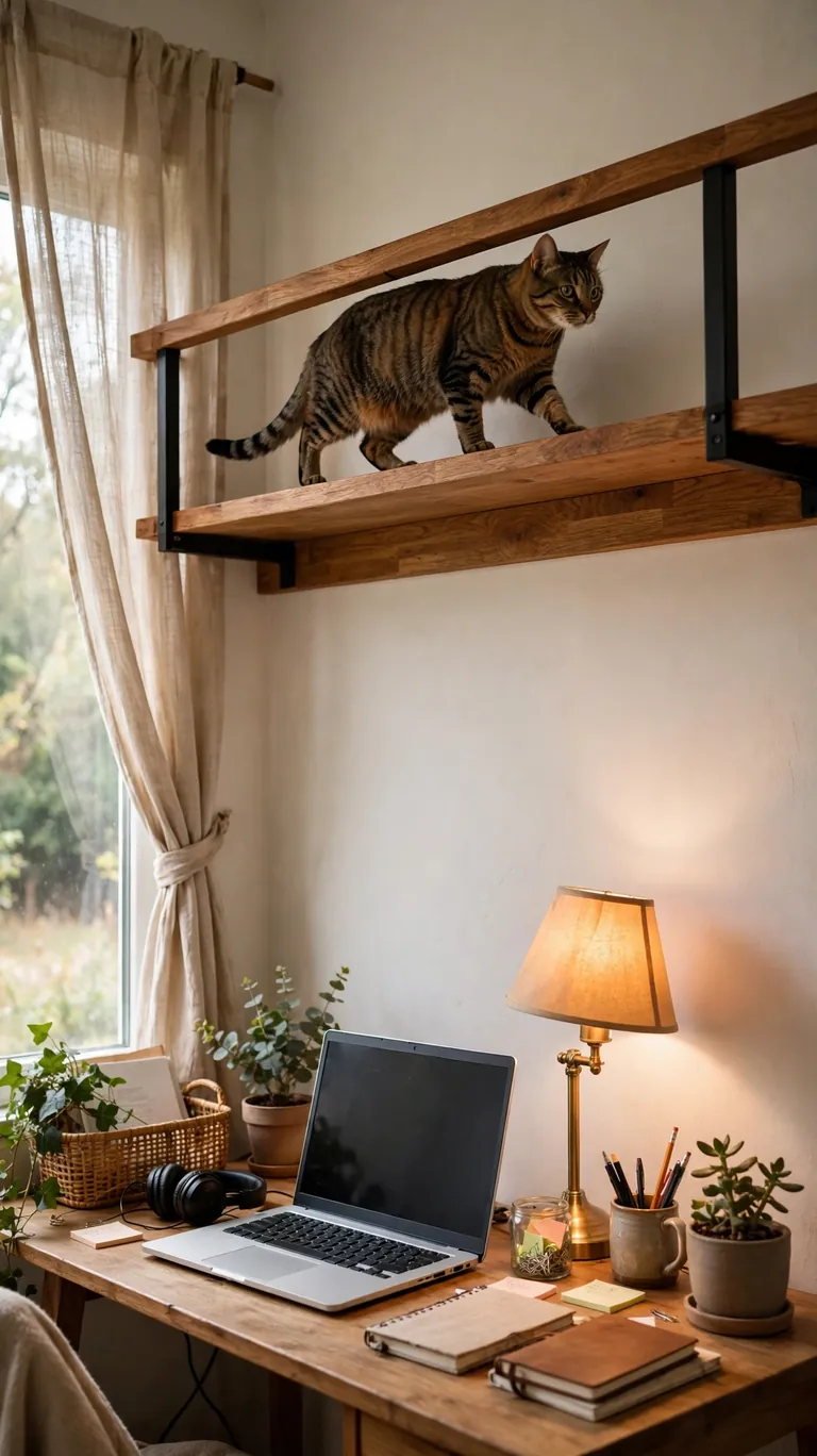 Above-the-Desk Bridge Walkway