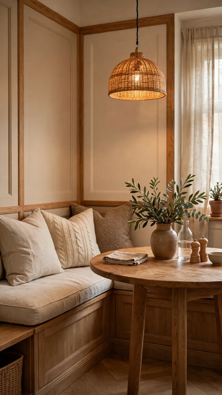 Built-in Banquette Bench