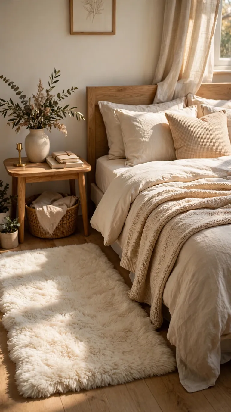 Put a Soft Rug Beside the Bed