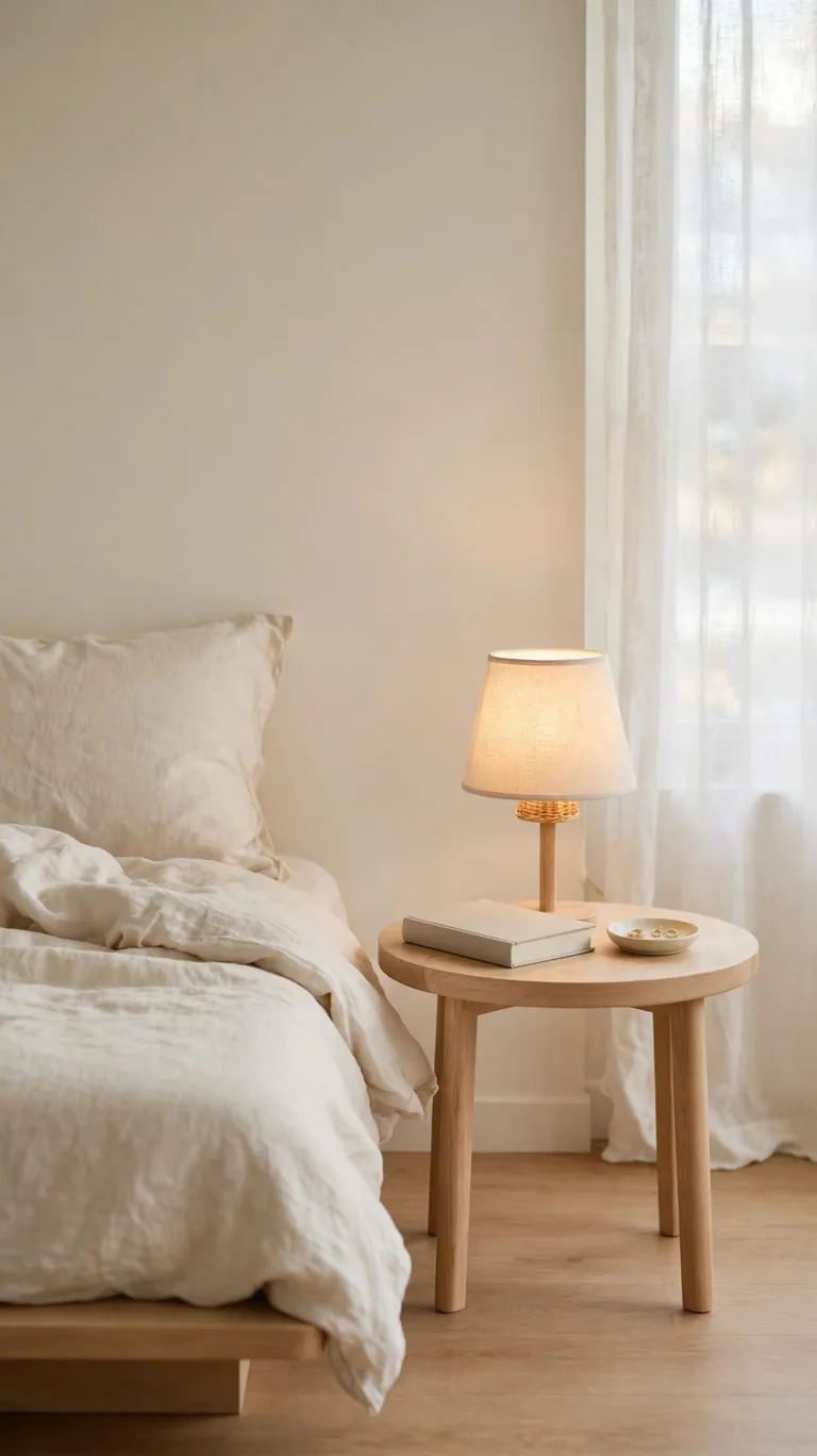 Tiny Round Side Table