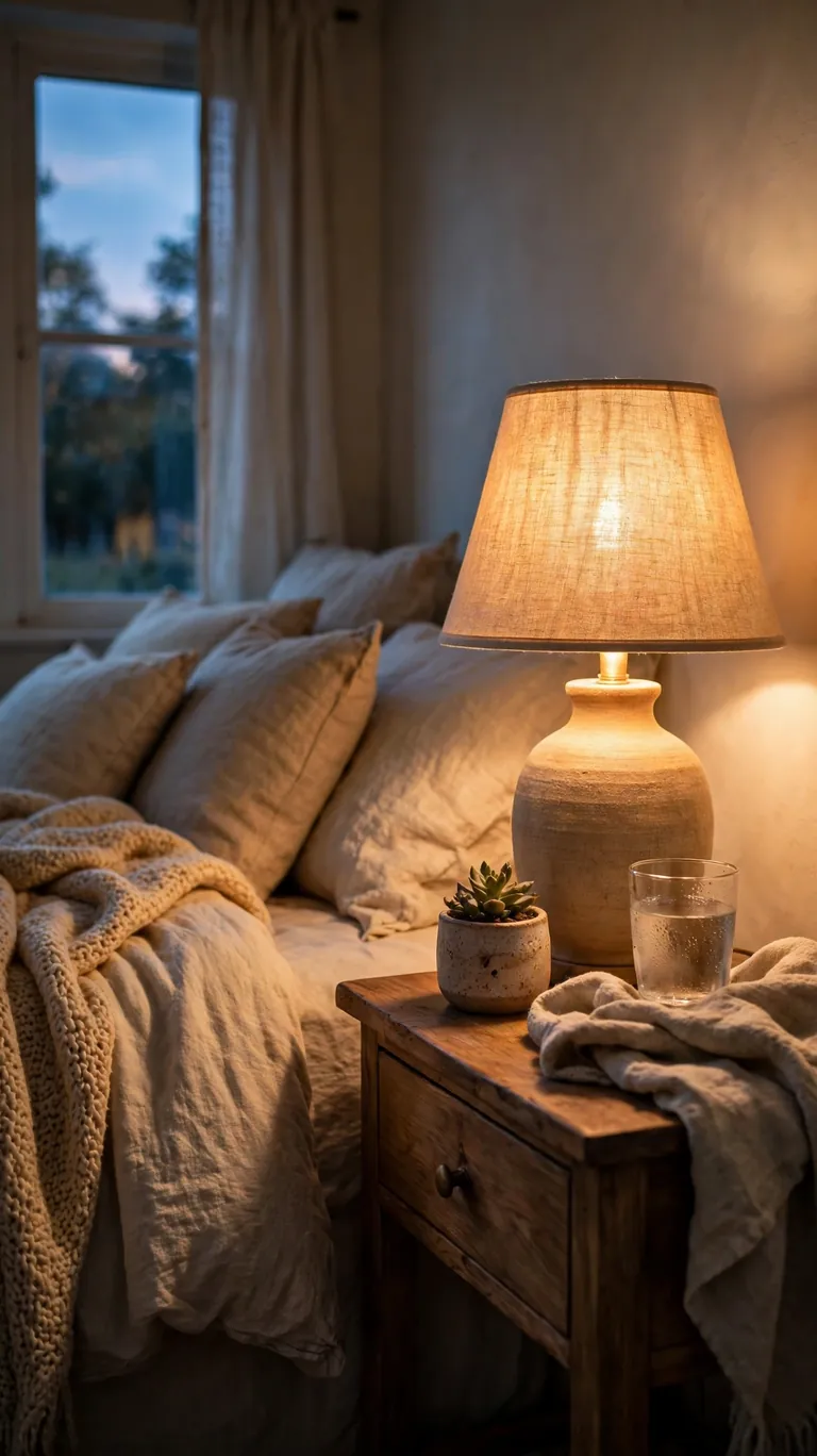 Warm Up the Bedside Lighting