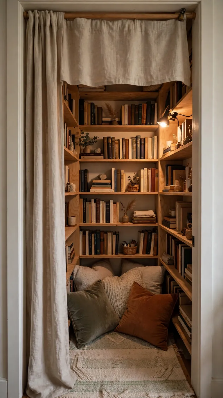 Convert the Closet into a Reading Nook