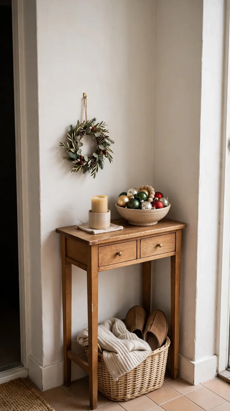 Style a Tiny Entryway Vignette