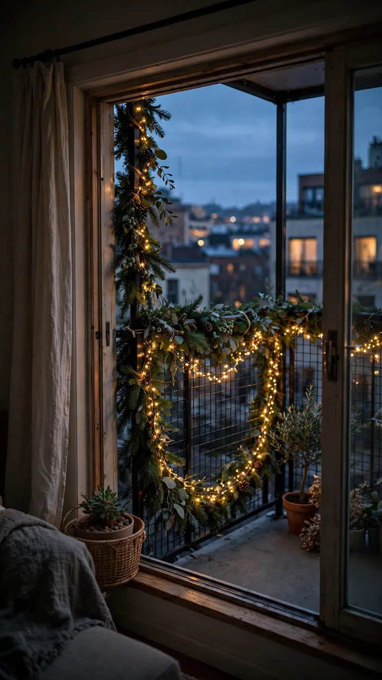 Decorate the Balcony or Fire Escape
