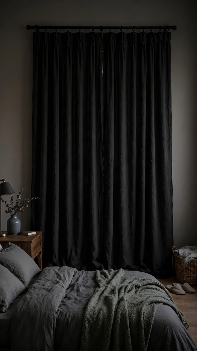 20 Cozy Guest Bedroom Ideas for Holiday Visitors 10 Hang Blackout Curtains for Real Sleep