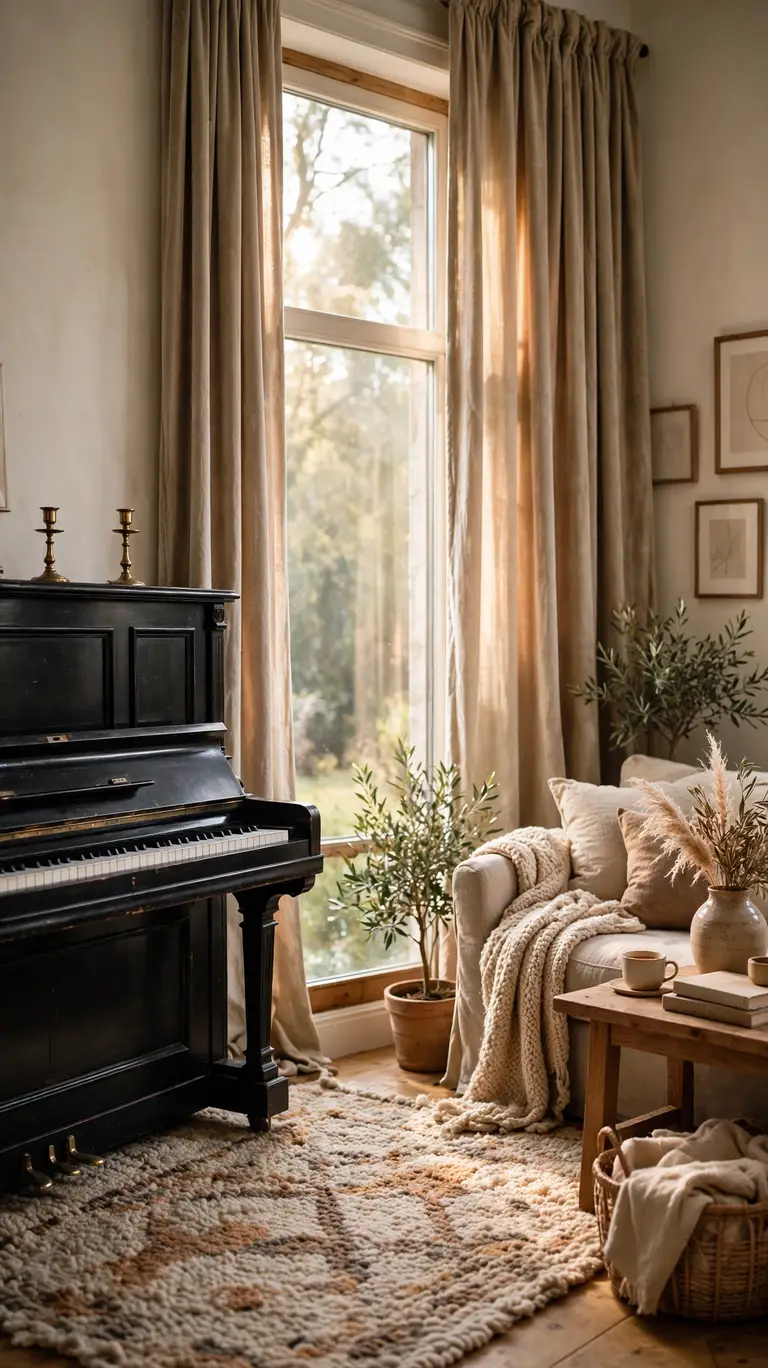 Soften the Sound with Curtains or Soft Furnishings