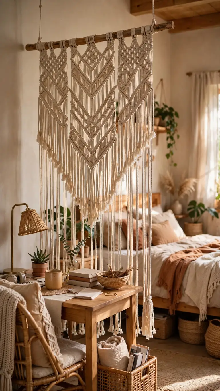Macrame or Hanging Textile Panel