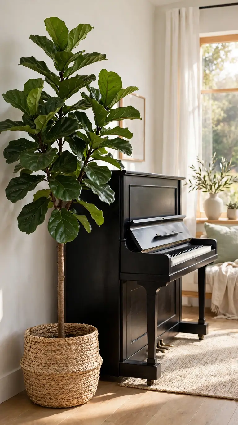 Balance the Silhouette with a Tall Plant