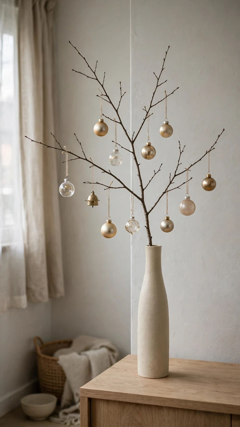 Hang Ornaments from a Bare Branch