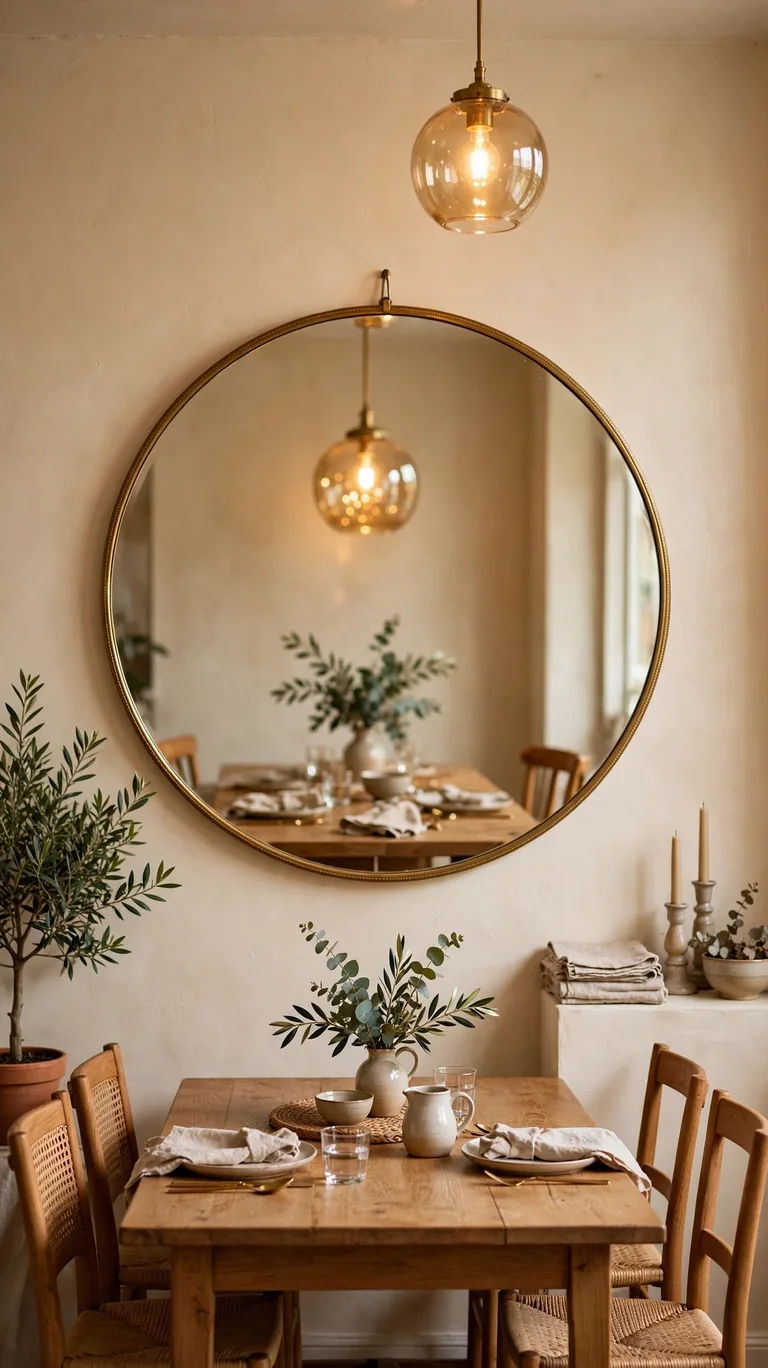 Large Round Mirror