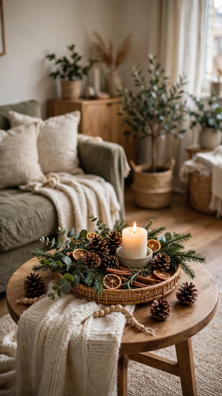 Style the Coffee Table for Christmas