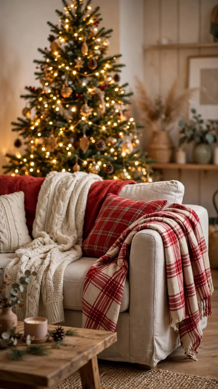 Layer Christmas Throws