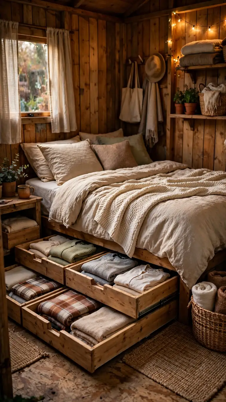 Hide Storage Under the Bed