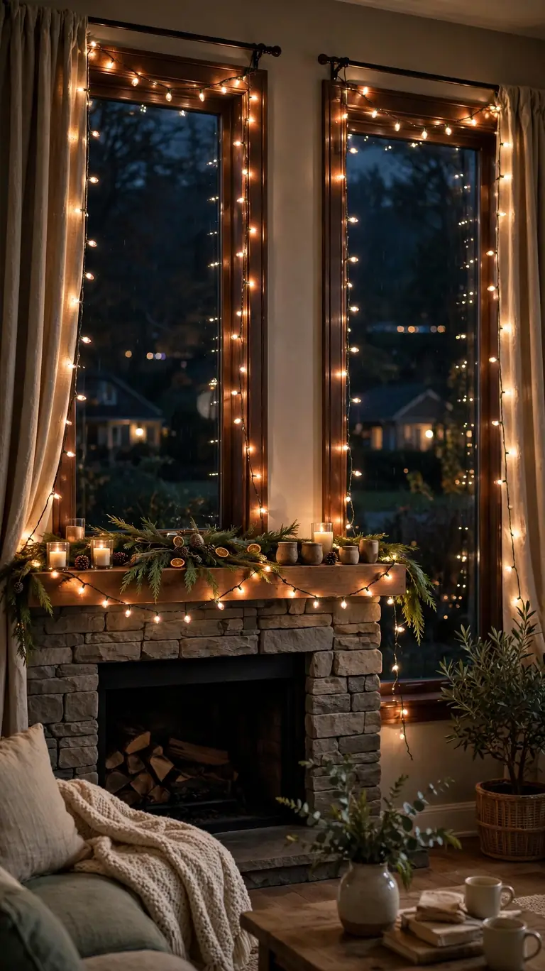 18 Stunning New Year's Eve Decor Ideas for a Sparkling Night 13 Drape String Lights Everywhere