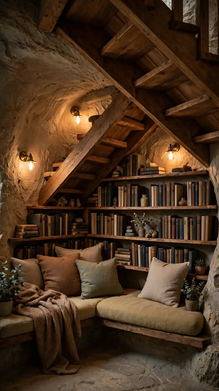 Use the Space Under the Stairs