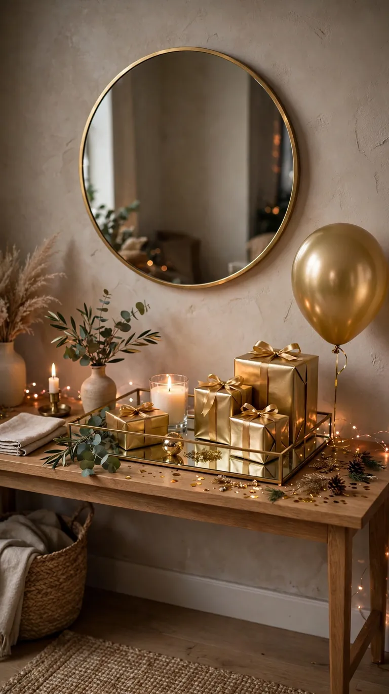 18 Stunning New Year's Eve Decor Ideas for a Sparkling Night 15 Make the Entryway Sparkle