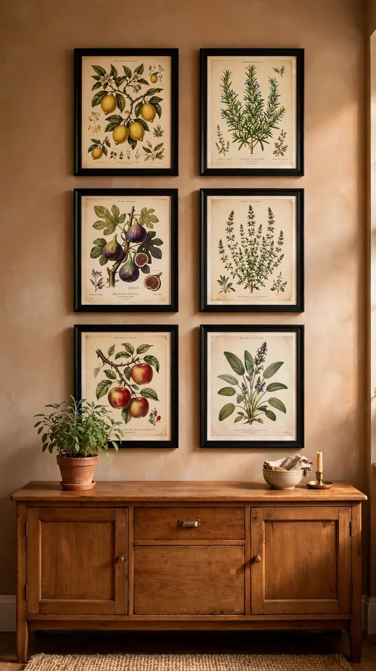 Framed Food Prints Gallery