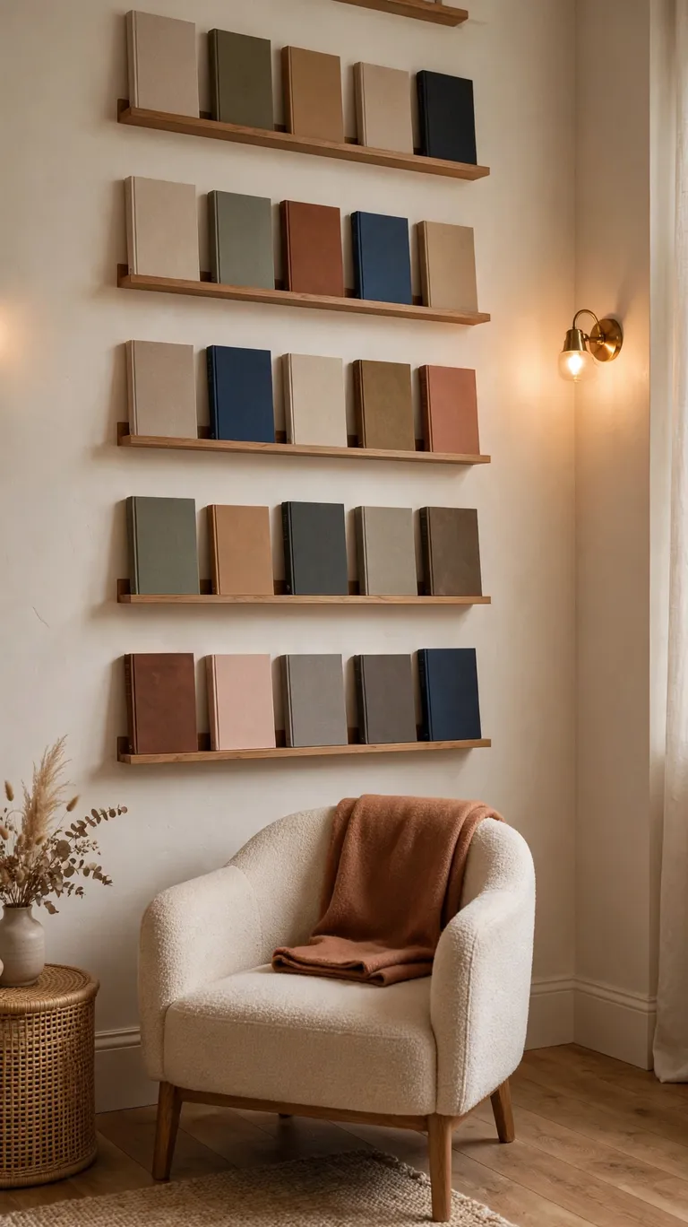 Install Picture Ledge Shelves for Book Covers