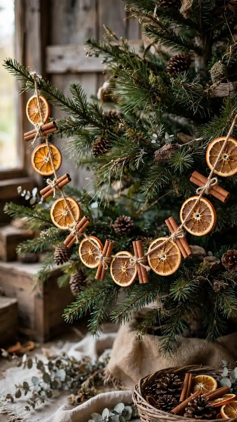 Make Dried Orange Garland