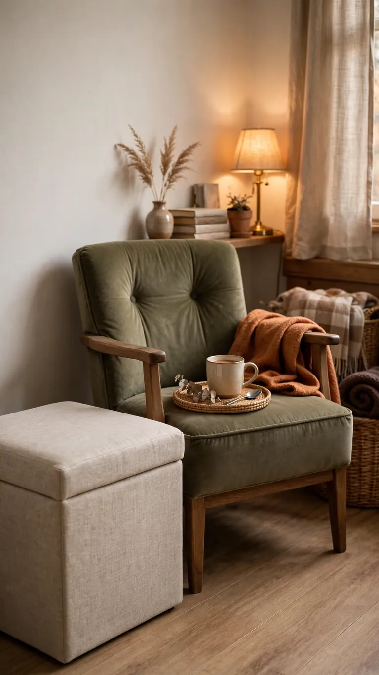 Choose a Storage Ottoman as a Side Table