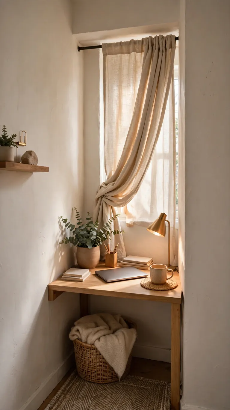 Tension Rod Curtain Between Two Walls