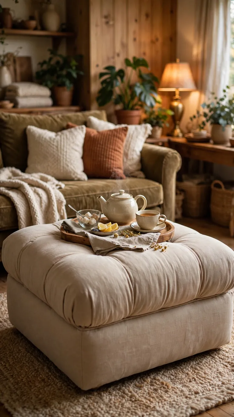 Add an Ottoman for Feet Up