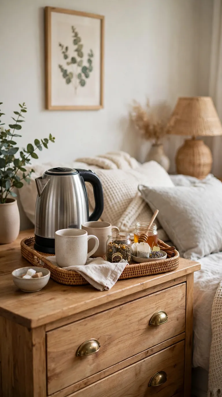 Keep a Hot Drink Tray Nearby