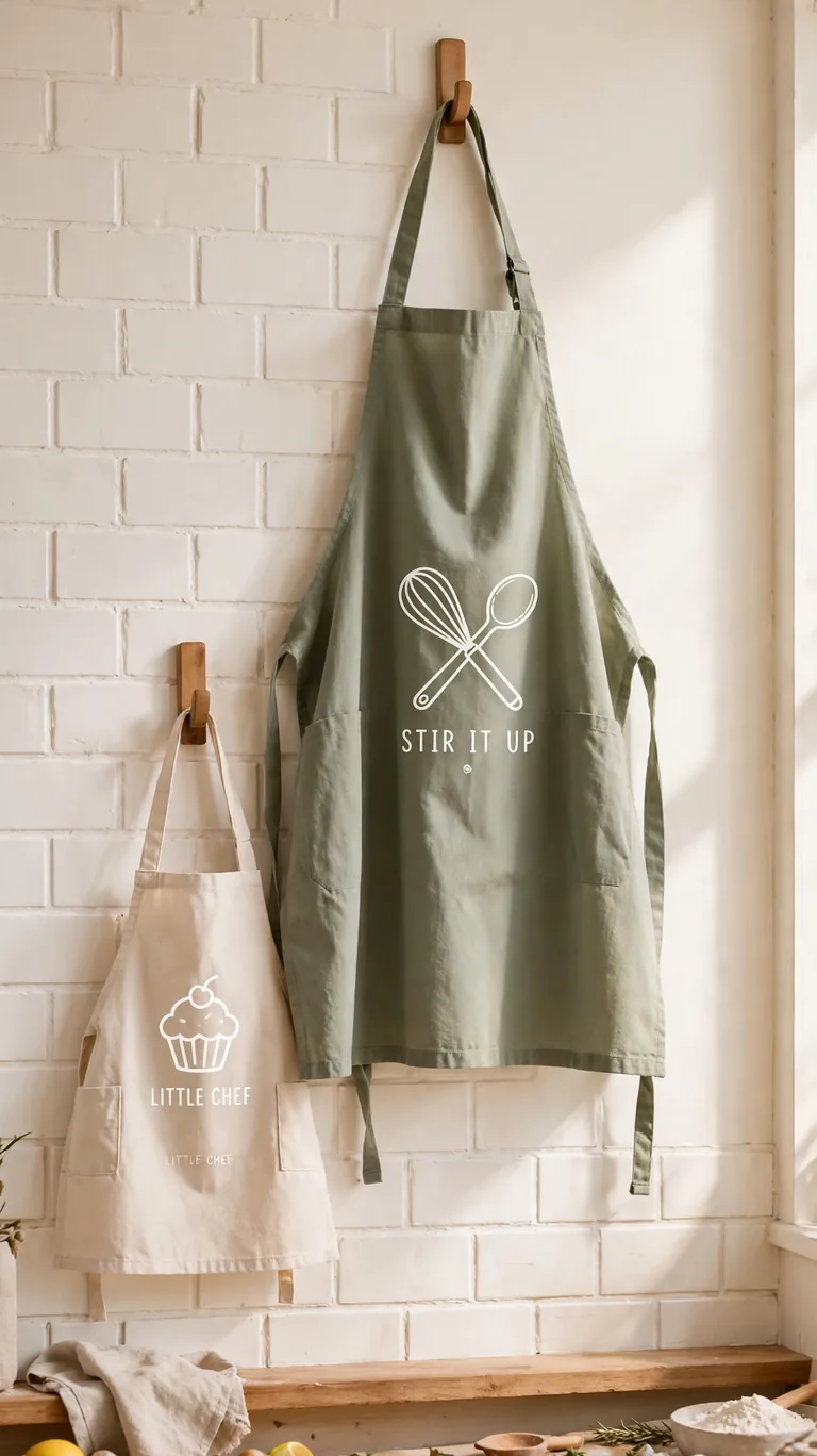 18 Easy Cricut Craft Ideas to Sell That People Actually Want 19 Personalized Aprons