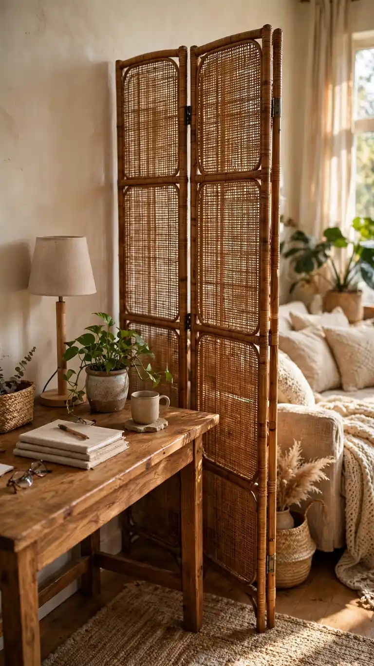 Rattan or Wicker Screen for Texture