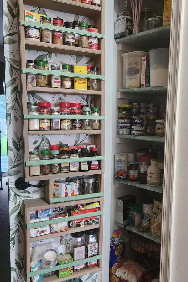 25 Creative DIY Shelf Ideas to Add Style and Storage to Your Home 19 Mount a Spice Shelf on a Cabinet Door